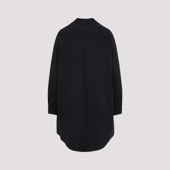 25FW MM6 메종마르지엘라 미디 원피스 S52CT0788 M35043 900 BLACK - MM6 MAISON MARGIELA