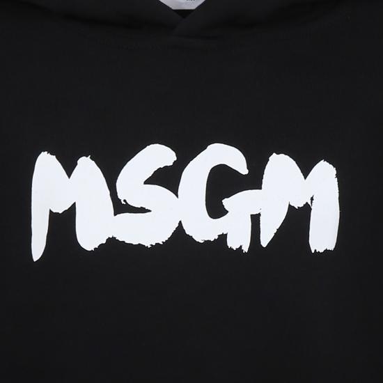 25SS [키즈] 엠에스지엠 풀오버 S5MSJUHS057 110 BLACK - MSGM