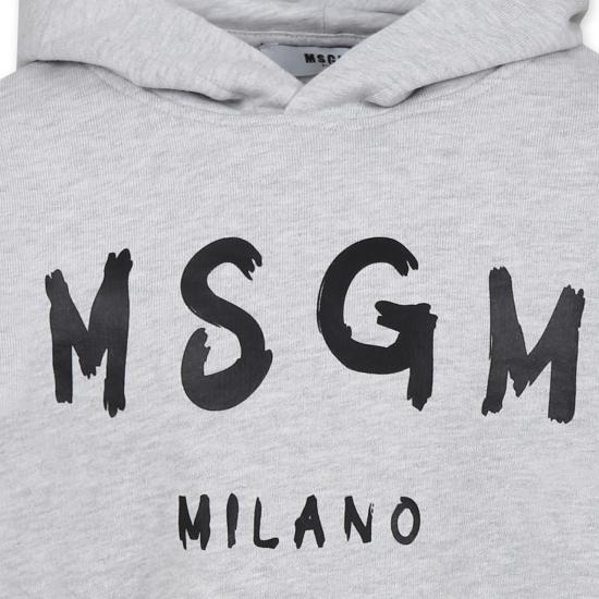 25SS [키즈] 엠에스지엠 트레이닝 상의 S5MSJUHS055 107 GREY - MSGM