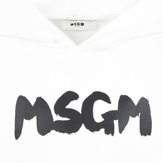 25SS [키즈] 엠에스지엠 풀오버 S5MSJUHS057 001 WHITE - MSGM