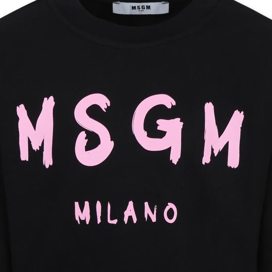 25SS [키즈] 엠에스지엠 니트/스웻셔츠 S5MSJUSW050 110 75 BLACK - MSGM