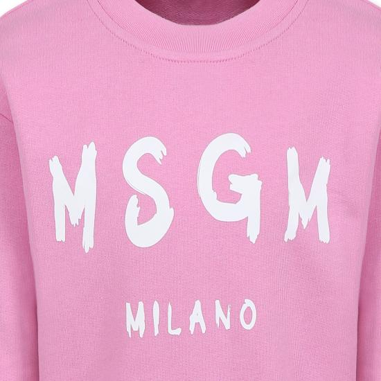 25SS [키즈] 엠에스지엠 니트/스웻셔츠 S5MSJUSW050 MS003 PINK - MSGM
