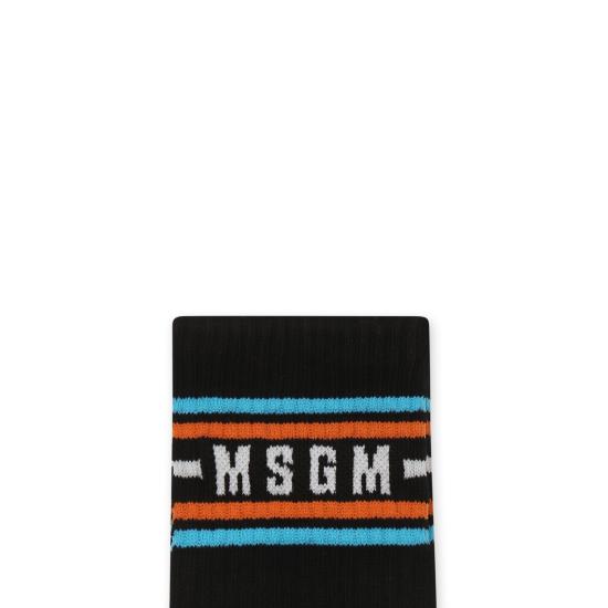 25SS [키즈] 엠에스지엠 발목 양말 S5MSJUSO199 110 BLACK - MSGM