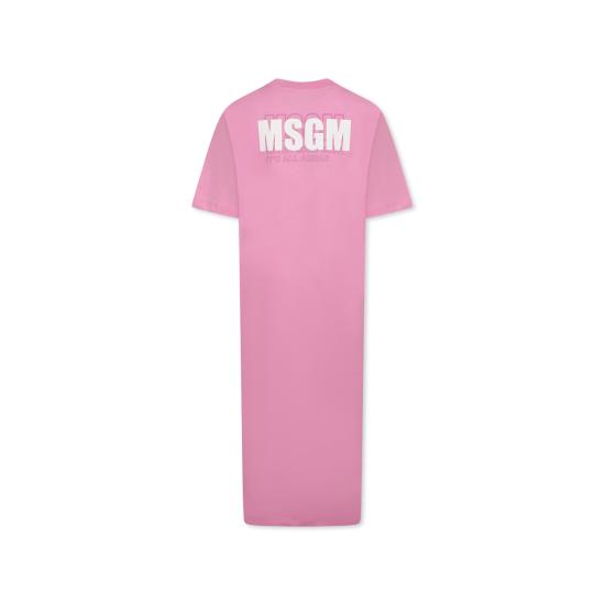 25SS [키즈] 엠에스지엠 원피스 S5MSJGDR077 MS003 PINK - MSGM