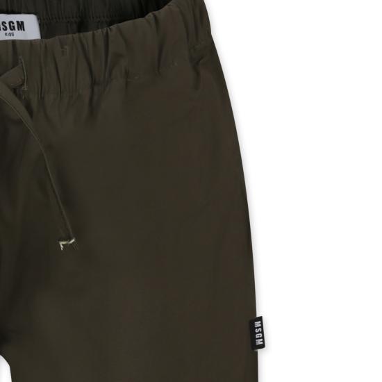 25SS [키즈] 엠에스지엠 스트레이트 팬츠 S5MSJBPA016 082 GREEN - MSGM