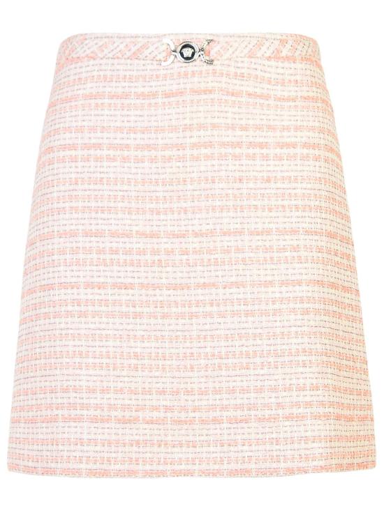 24FW 베르사체 숏 스커트 1015715 1A115462PT60 Pink