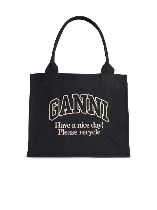 25SS 가니 토트백 A6647252 Black
