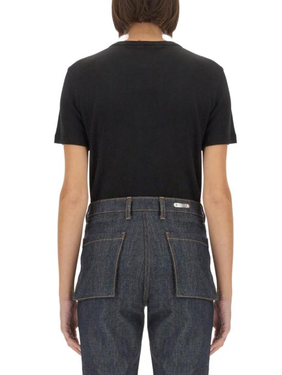  헬무트랭 반팔 티셔츠 O06HW505 001 BLACK DOM - HELMUT LANG