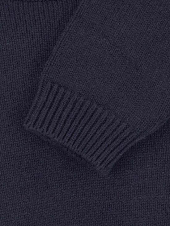 26FW 스튜디오 니콜슨 스웨터 HEMYLSNM377DARKESTNAVY BLUE - STUDIO NICHOLSON