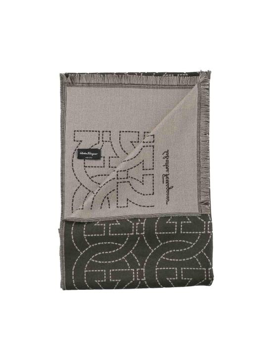  살바토레 페라가모 머플러/스카프 520068754856003 Green - SALVATORE FERRAGAMO