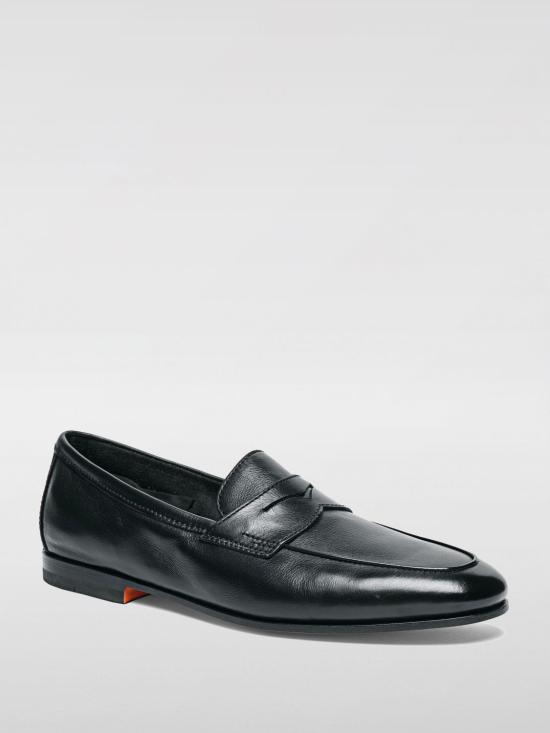 25SS 산토니 로퍼 MCNC18837SA4SSLF N01 Black - SANTONI