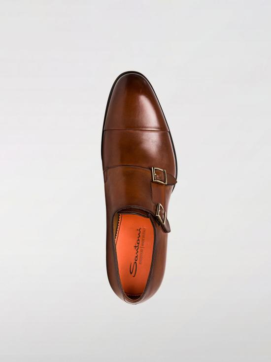 25SS 산토니 로퍼 MCCR11652MC1HVVD M40 Brown - SANTONI