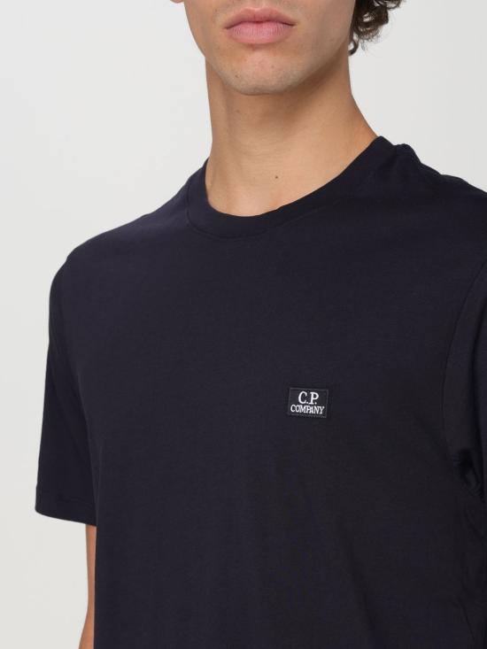 25FW 씨피 컴퍼니 반팔 티셔츠 18CMTS031A005100W 888 Blue - C.P. COMPANY