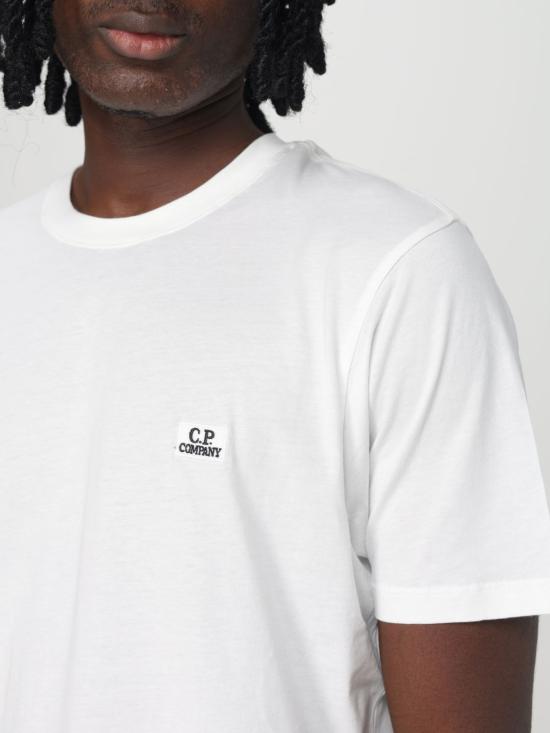 25FW 씨피 컴퍼니 반팔 티셔츠 18CMTS031A005100W 103 White - C.P. COMPANY