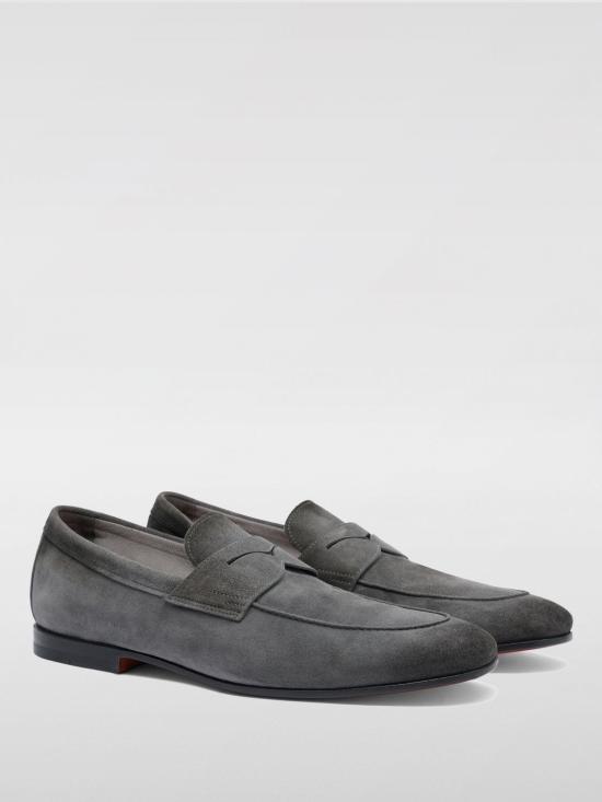 25FW 산토니 로퍼 MCNC18837SA4SEAA G62 Grey - SANTONI