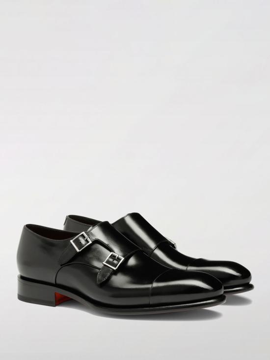 25SS 산토니 로퍼 MCCR11652MC1HVVD N01 Black - SANTONI
