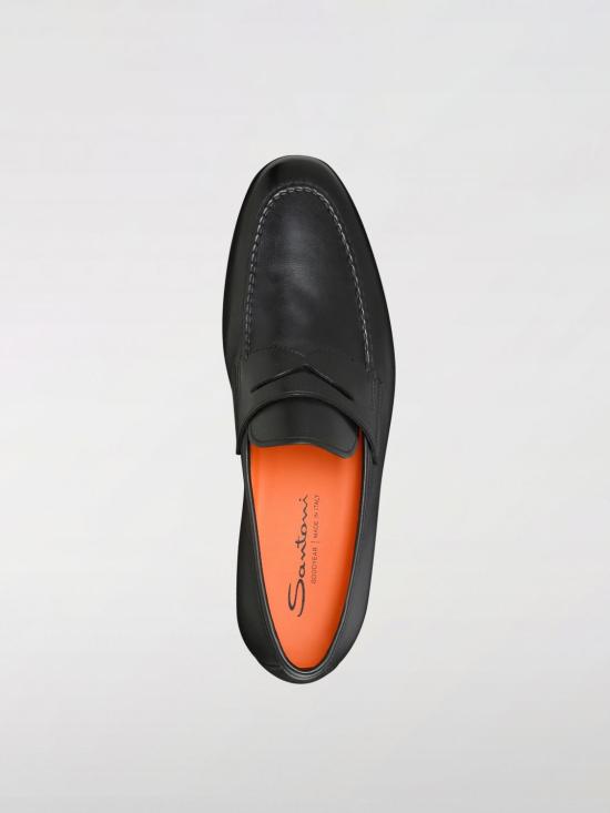 25SS 산토니 로퍼 MCNC15609SA3BSLF N01 Black - SANTONI