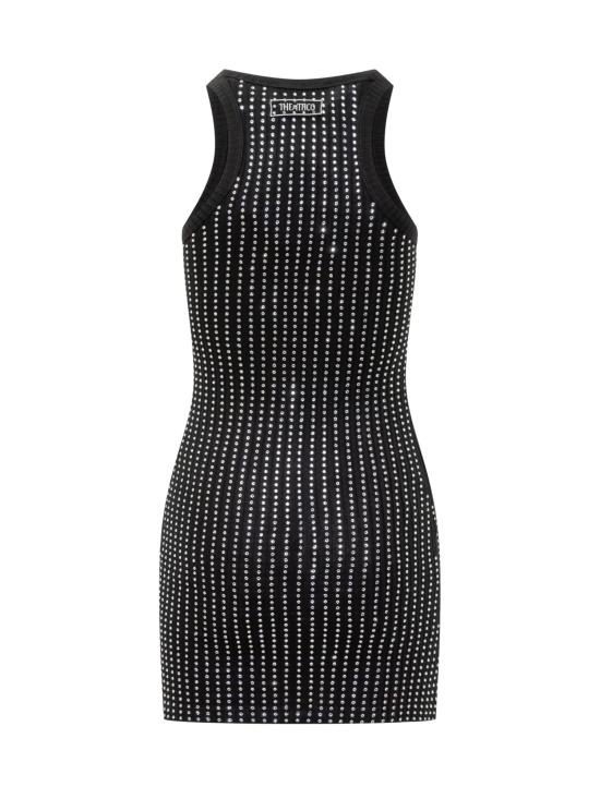 25SS 디 아티코 숏 원피스 250WCW00206JJJ051TR 100 BLACK - THE ATTICO