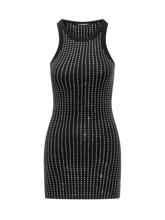 25SS 디 아티코 숏 원피스 250WCW00206JJJ051TR 100 BLACK