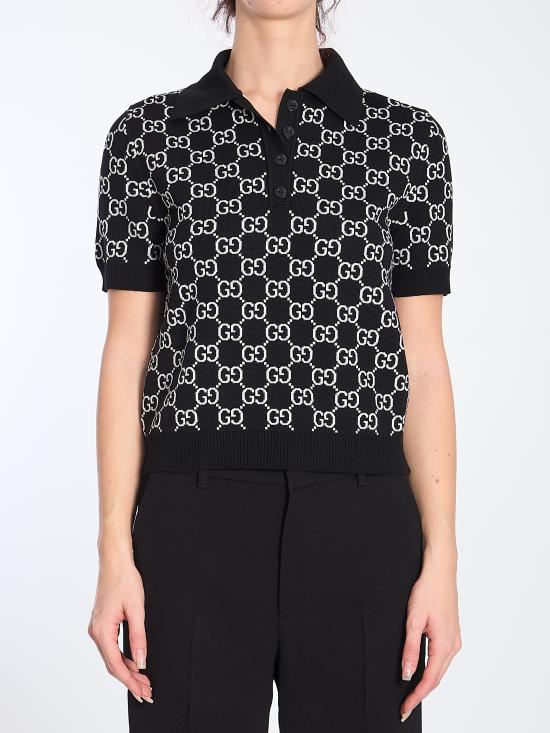 25SS 구찌 폴로 티셔츠 814273 BLACK