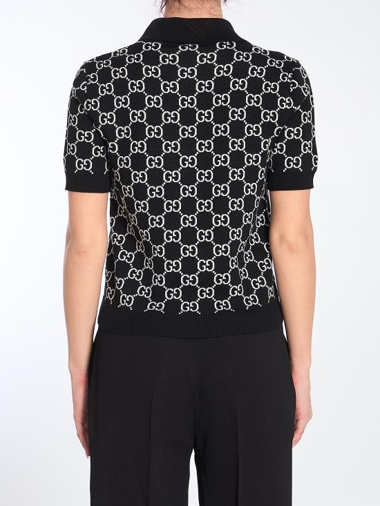 25SS 구찌 폴로 티셔츠 814273 BLACK - GUCCI