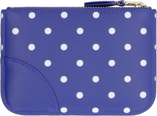 25SS 꼼데가르송 가죽소품 SA8100PD NAVY BLUE - COMME DES GARCONS