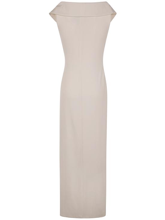 25SS 랄프 로렌 미디 원피스 253863940 003 WHITE - RALPH LAUREN