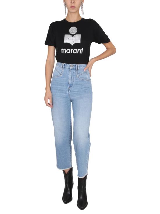 25SS 이자벨마랑에뚜왈 반팔 티셔츠 TS0004FA BLACK - ISABEL MARANT ETOILE