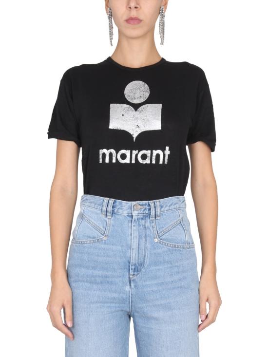 25SS 이자벨마랑에뚜왈 반팔 티셔츠 TS0004FA BLACK - ISABEL MARANT ETOILE