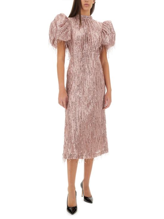 25SS 로테이트 바이 크리스텐슨 미디 원피스 1140421922 PINK - ROTATE BY BIRGERCHRISTENSEN