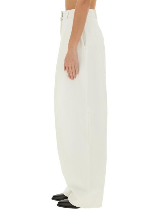 24FW 자크뮈스 스트레이트 팬츠 243PA118 WHITE - JACQUEMUS