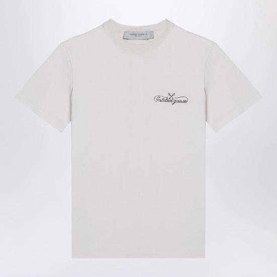 24FW 골든구스 반팔 티셔츠 GWP01220P00162511569 WHITE