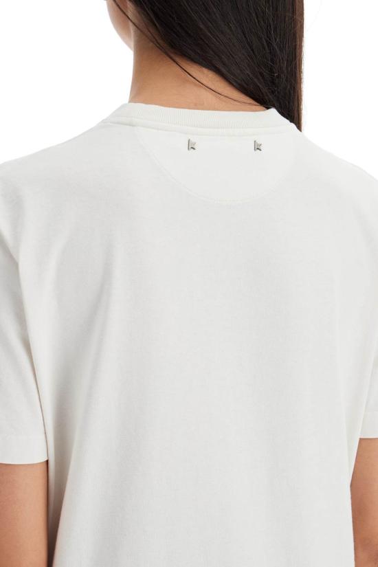 24FW 골든구스 반팔 티셔츠 GWP01220P00162511569 WHITE - GOLDEN GOOSE