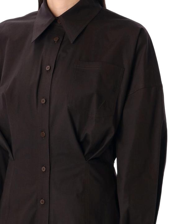 25SS 디 아티코 숏 원피스 250WCA00384CCE001 064 BROWN - THE ATTICO