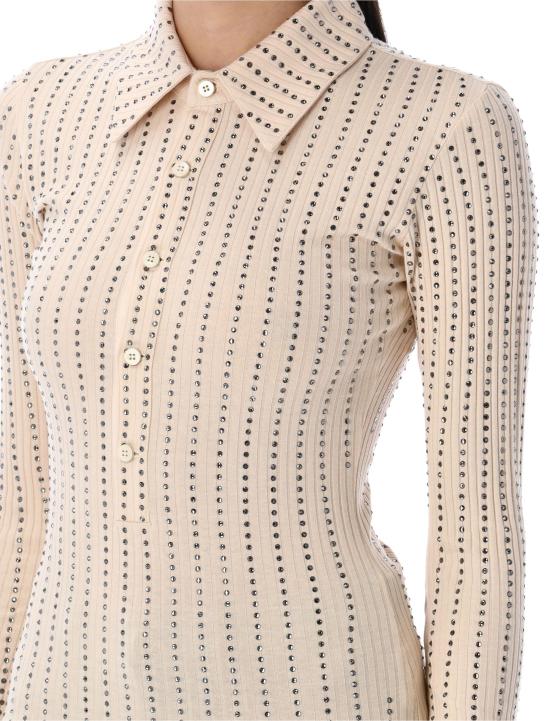 25SS 디 아티코 블라우스 250WCT00351JJJ051 879 FADED ECRU - THE ATTICO