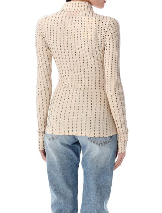 25SS 디 아티코 블라우스 250WCT00351JJJ051 879 FADED ECRU - THE ATTICO