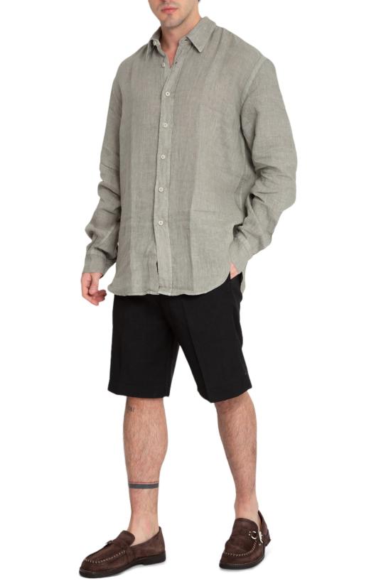  코스투메인 긴팔 셔츠 ANDREA CORFU GREEN GREY Green - COSTUMEIN