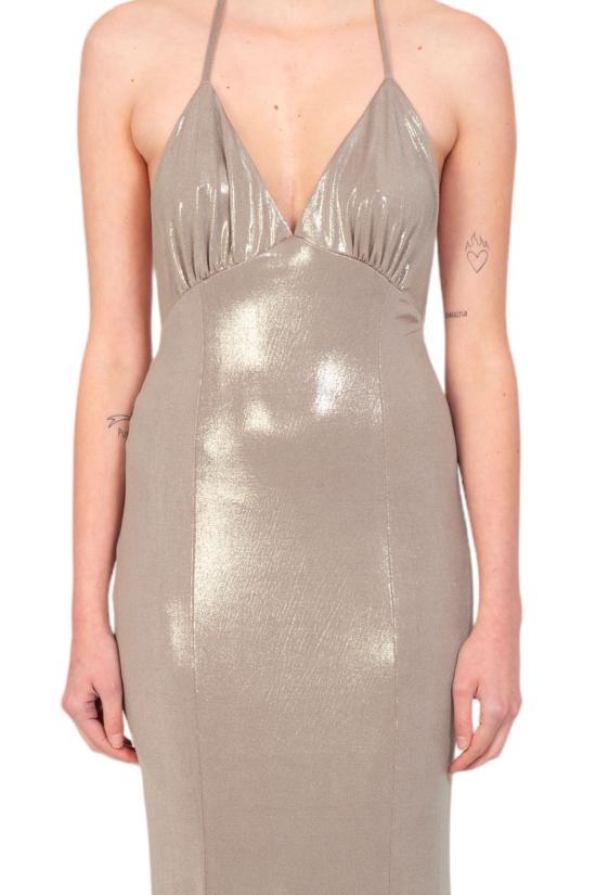  핑코 롱 원피스 103003 Y5RA D10 Beige - PINKO