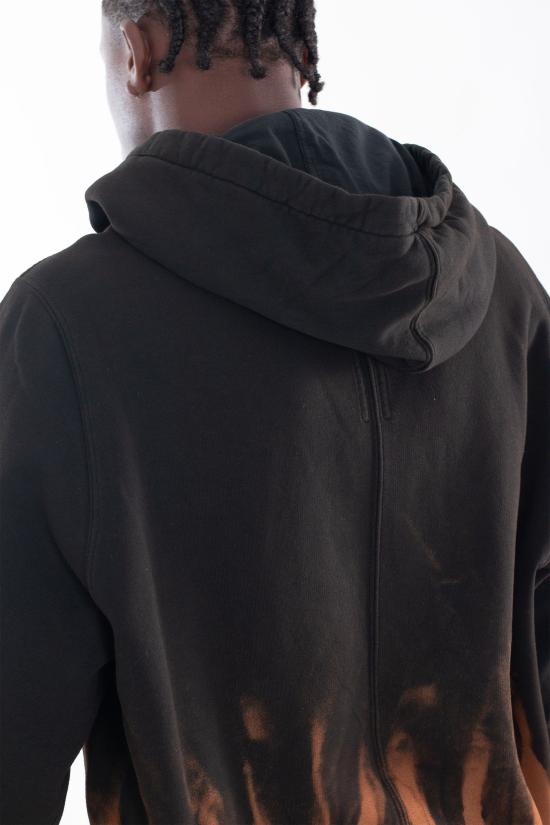 24FW 다크쉐도우 후드 티셔츠 DU02D2282 FSUN 0983 Black - DRKSHDW