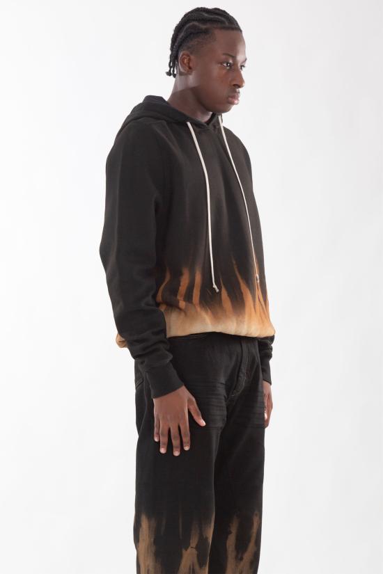 24FW 다크쉐도우 후드 티셔츠 DU02D2282 FSUN 0983 Black - DRKSHDW