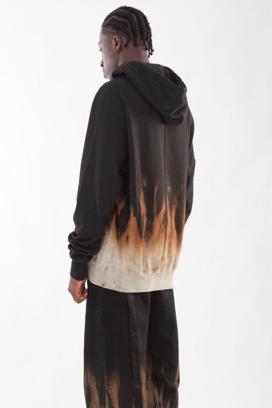 24FW 다크쉐도우 후드 티셔츠 DU02D2282 FSUN 0983 Black - DRKSHDW