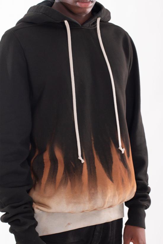 24FW 다크쉐도우 후드 티셔츠 DU02D2282 FSUN 0983 Black - DRKSHDW