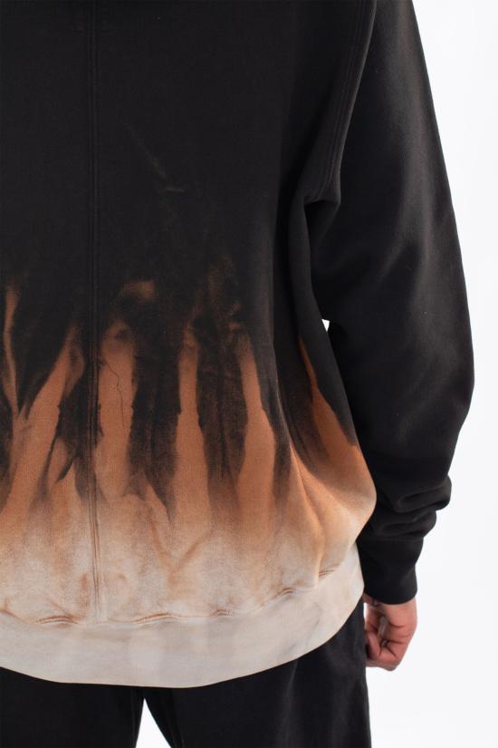 24FW 다크쉐도우 후드 티셔츠 DU02D2282 FSUN 0983 Black - DRKSHDW