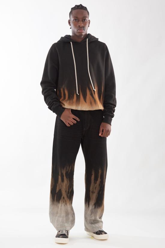 24FW 다크쉐도우 후드 티셔츠 DU02D2282 FSUN 0983 Black - DRKSHDW