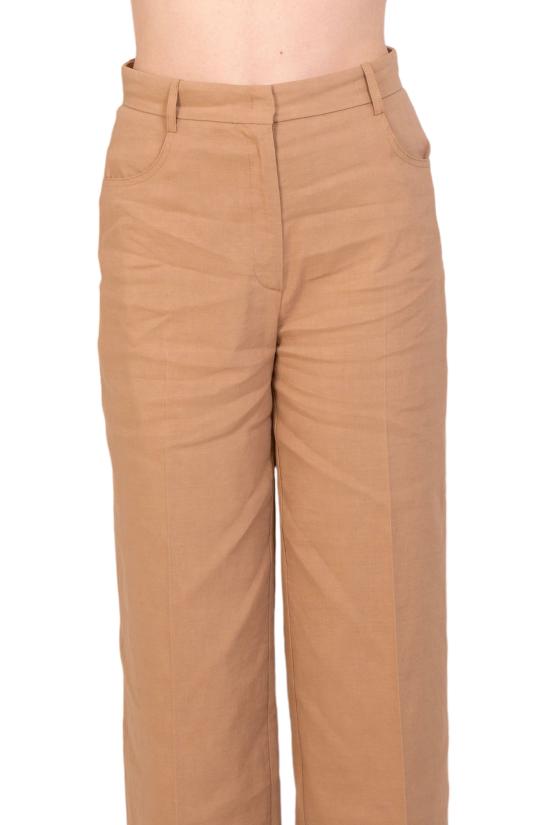  핑코 스트레이트 팬츠 103227 A0IM C95 Beige - PINKO