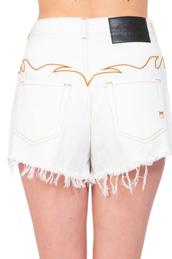  핑코 숏팬츠 103627 A1VD Z05 White - PINKO
