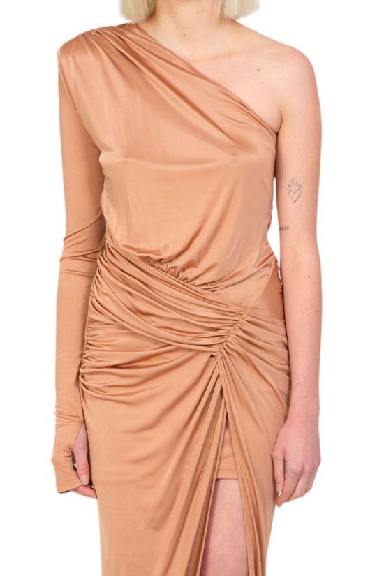  핑코 롱 원피스 103115 A1JS L44 Brown - PINKO