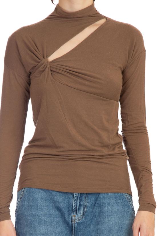  핑코 터틀넥 102328 A17S L71 Brown - PINKO