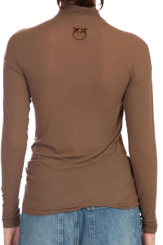  핑코 터틀넥 102328 A17S L71 Brown - PINKO
