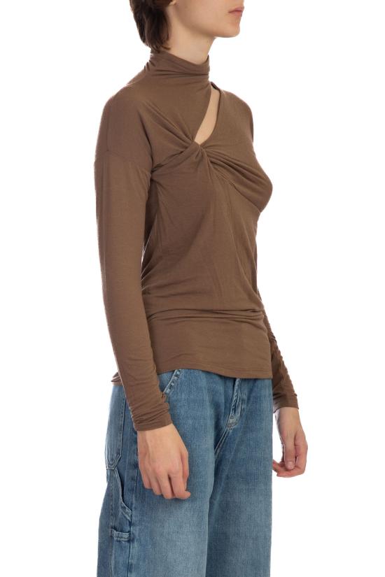  핑코 터틀넥 102328 A17S L71 Brown - PINKO